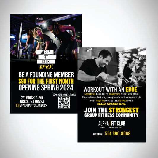 5"x7" Double Sided Founding Member Postcards - Location Specific